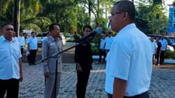 Kadis Sosial Pimpin Apel Perdana Pasca Lebaran Di Sekretariat DPRD Sumbar