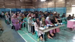 sosialisasi peraturan daerah (Sosperda) tentang narkoba dan zat adiktif lainnya di Nagari Lunang Selatan, Kecamatan Lunang, Selasa (18/7/2023).