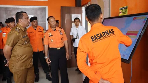 PJ Bupati Mentawai kunjungi kantor Basarnas Kepulauan Mentawai,