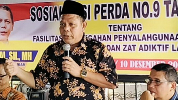 H.Afrizal,SH.MH mengelar Sosialisasi Perda No 9 Tahun 2018