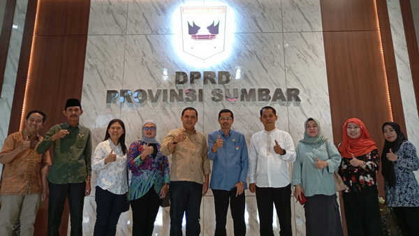 DPRD Sumbar Terima Kunjungan Kerja Komisi I dan II DPRD Kepulauan Meranti