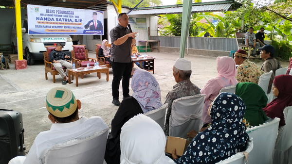 Warga Kelurahan Olo Padang Ramai-Ramai sampaikan aspirasi pada Nanda Satria