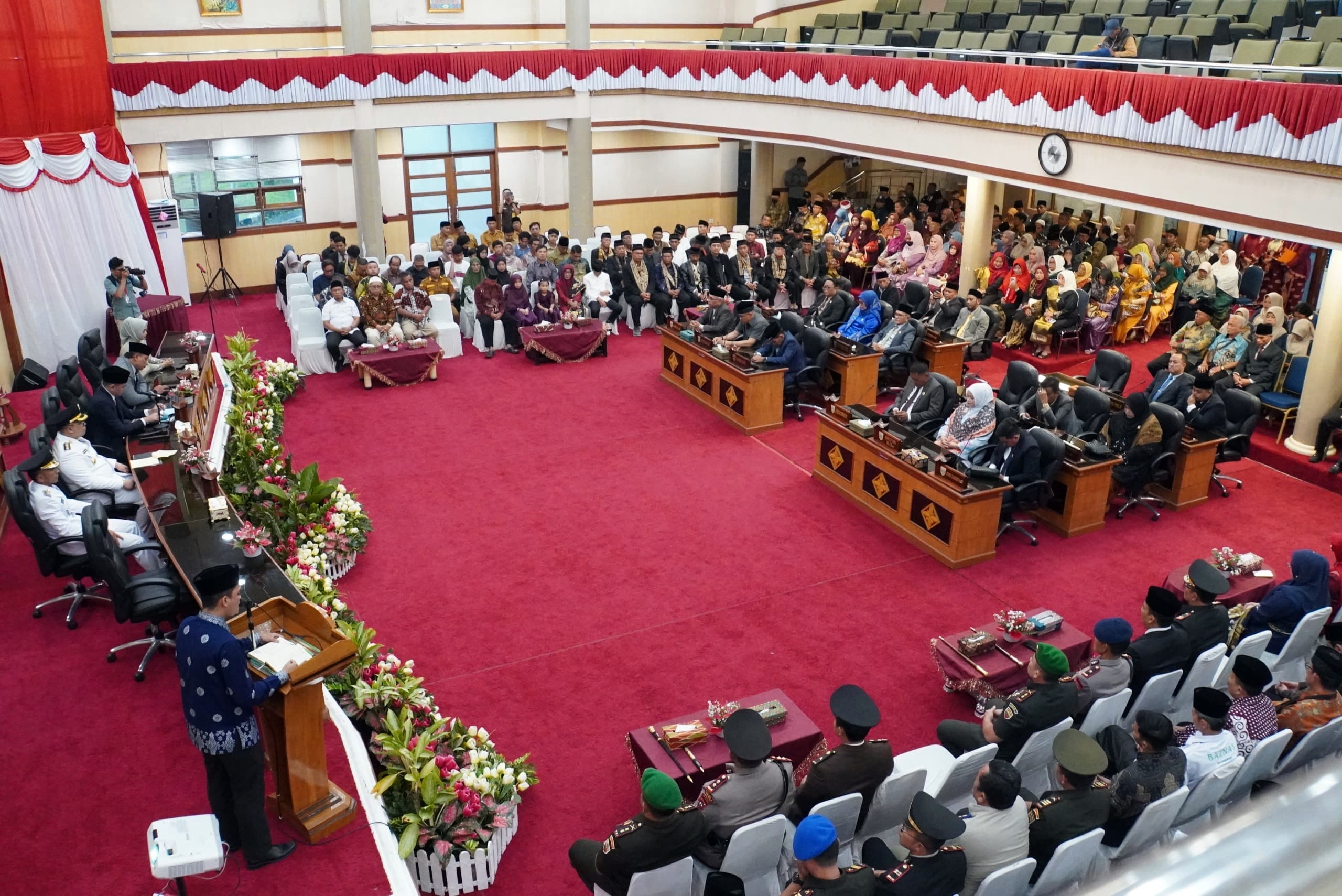 suasana dalam ruangan Rapat paripurna .( foto Kominfo)