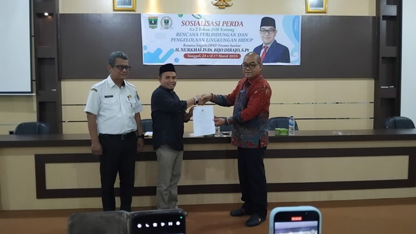 Anggota DPRD Sumbar Nurkhalis Dt. Bijo Dirajo Sosialisasi Perda Nomor 2 Tahun 2020..