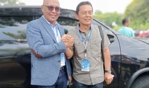 Ahmad Munir & Ketua PWI Sumbar, Widya Navies ( foto: rel)