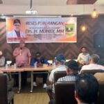Ketua DPRD Sumbar, Muhidi menampung aspirasi masyarakat Andalas Kecamatan Padang Timur