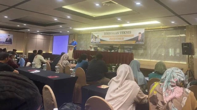 Realisasi pokir Wakil Ketua DPRD Sumbar Nanda Satria dengan menggelar Bimtek