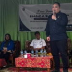 Wakil Ketua DPRD Sumbar, Nanda Satria menggelar reses di Tanjung Pulai Kelurahan Balai Gadang, Kecamatan Koto Tangah, Kota Padang, Rabu 30/7/2025 (foto:Hms/Spiritsumbar.com)