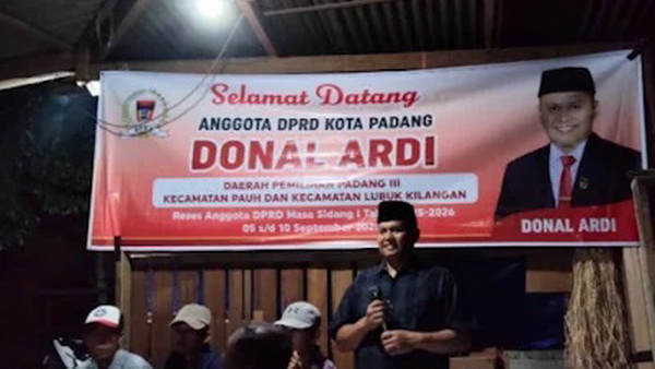 Anggota DPRD Padang Donal Ardi
