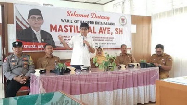 Wakil Ketua DPRD Kota Padang, Mastilizal Aye