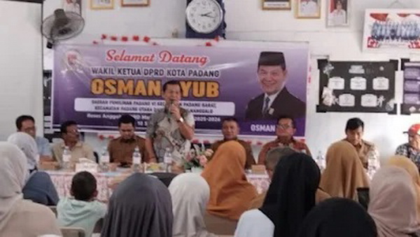 Wakil Ketua DPRD Kota Padang, Osman Ayub