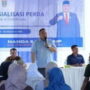 Wakil Ketua DPRD Sumbar, Nanda Satria, S.IP., saat menggelar Sosper Nomor 16