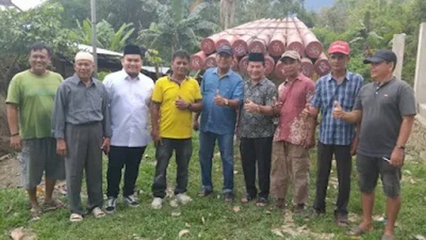 Wakil Ketua DPRD Kota Padang Osman Ayub langsung turun ke lapangan